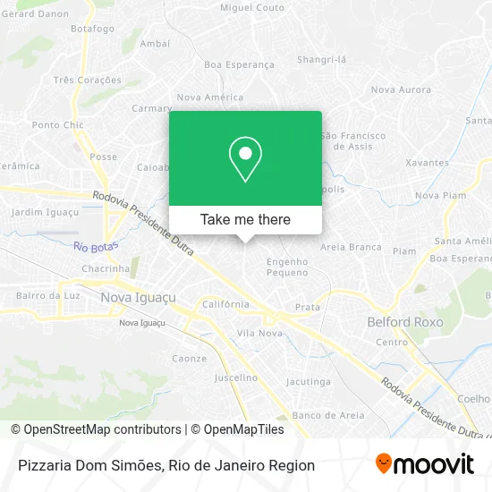 Pizzaria Dom Simões map