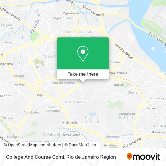 College And Course Cpmi map