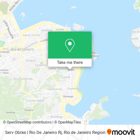Serv Obras | Rio De Janeiro Rj map