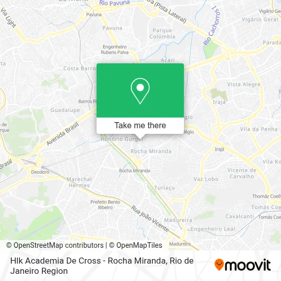 Hlk Academia De Cross - Rocha Miranda map