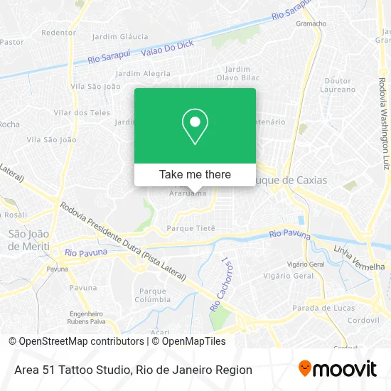 Area 51 Tattoo Studio map
