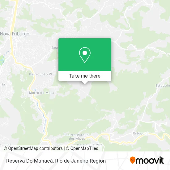 Reserva Do Manacá map