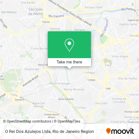 O Rei Dos Azulejos Ltda map