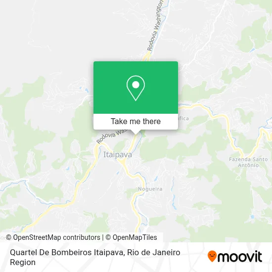 Quartel De Bombeiros Itaipava map