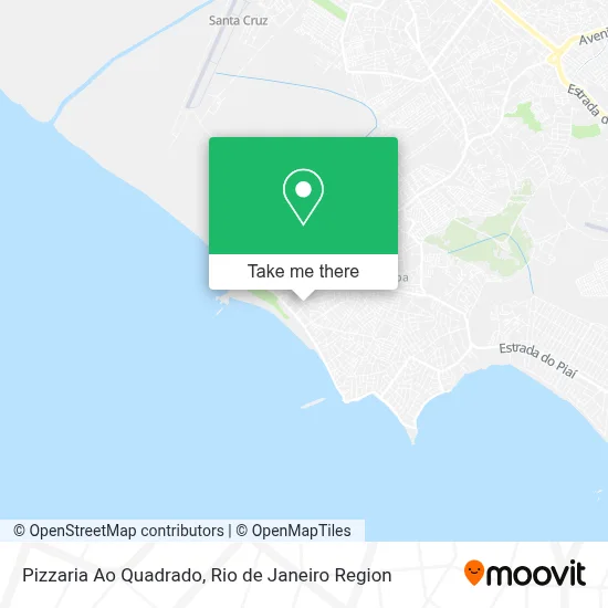 Pizzaria Ao Quadrado map