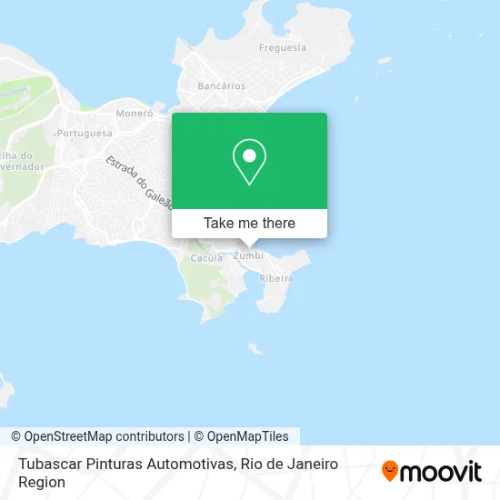 Tubascar Pinturas Automotivas map