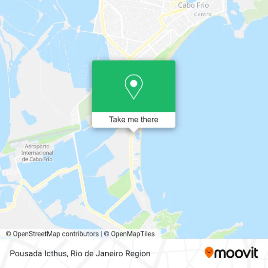 Pousada Icthus map