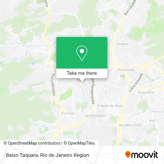 Baixo Taquara map