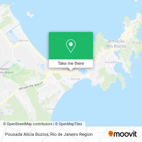 Pousada Alicia Búzios map