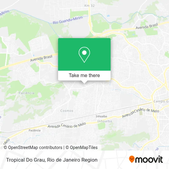 Tropical Do Grau map
