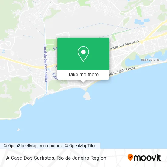 A Casa Dos Surfistas map