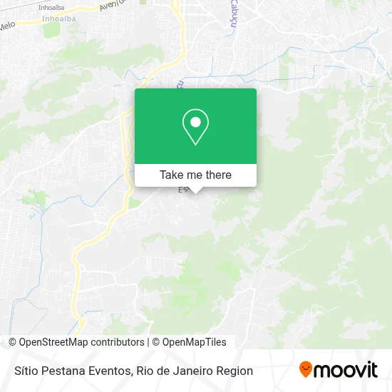 Sítio Pestana Eventos map