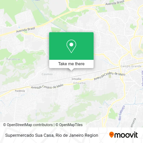 Supermercado Sua Casa map