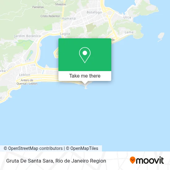Gruta De Santa Sara map
