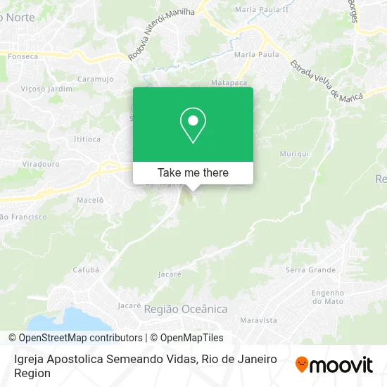 Igreja Apostolica Semeando Vidas map