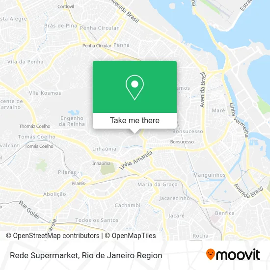 Rede Supermarket map