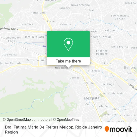 Dra. Fatima Maria De Freitas Melcop map