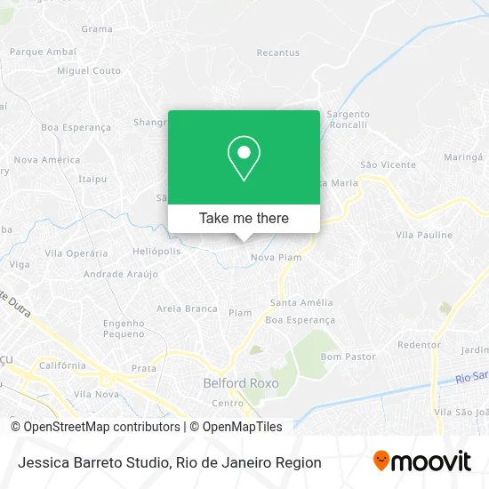 Jessica Barreto Studio map