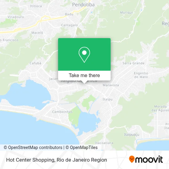 Hot Center Shopping map