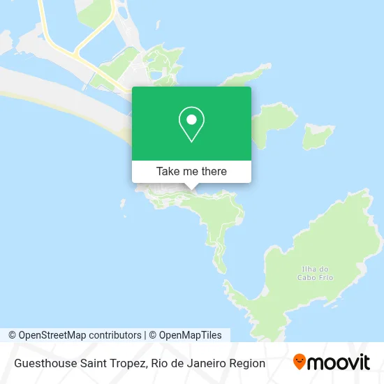 Guesthouse Saint Tropez map