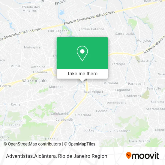 Adventistas.Alcântara map