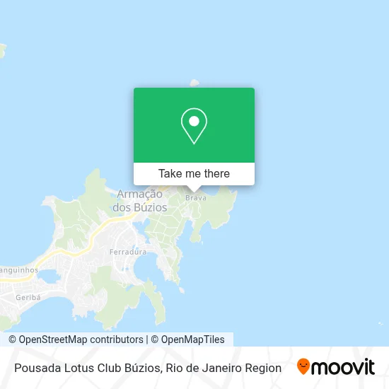 Pousada Lotus Club Búzios map