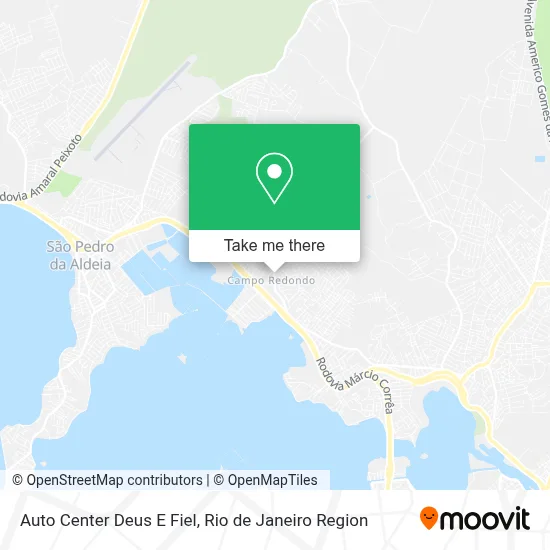 Auto Center Deus E Fiel map