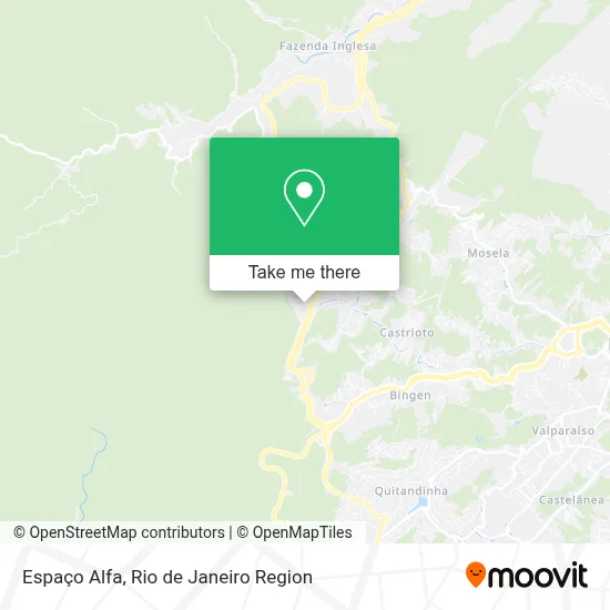 Espaço Alfa map