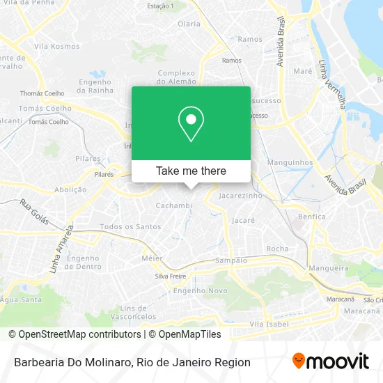 Barbearia Do Molinaro map