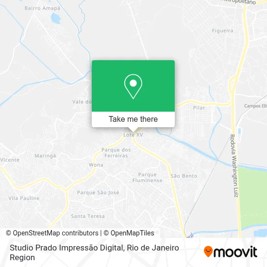 Studio Prado Impressão Digital map