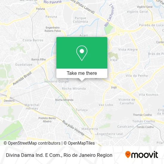 Divina Dama Ind. E Com. map