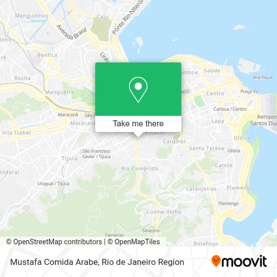 Mustafa Comida Arabe map