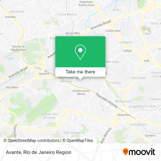 Avante map