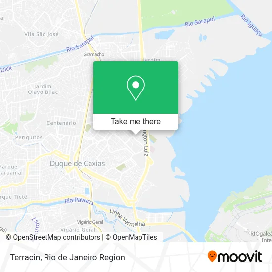 Terracin map