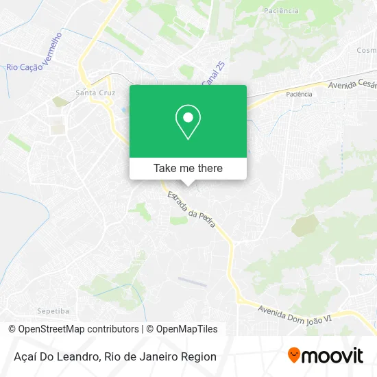 Açaí Do Leandro map