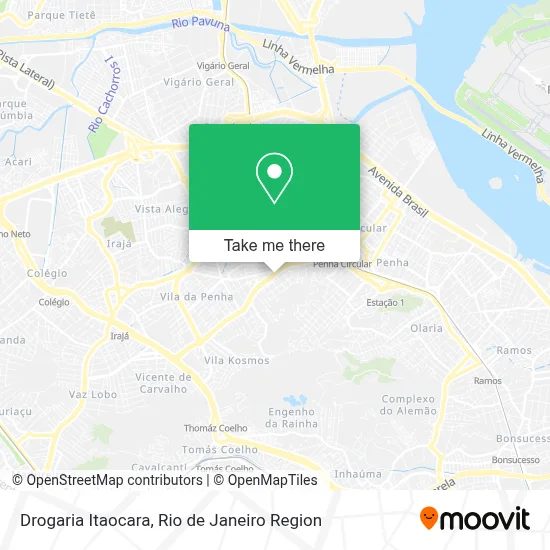 Drogaria Itaocara map