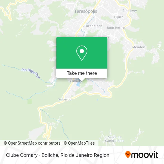 Clube Comary - Boliche map