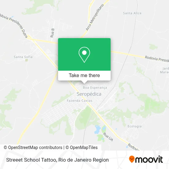 Streeet School Tattoo map
