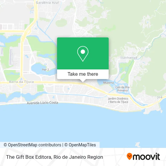 The Gift Box Editora map