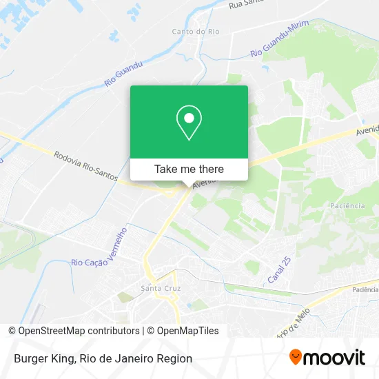 Burger King map