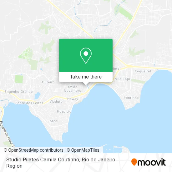 Studio Pilates Camila Coutinho map