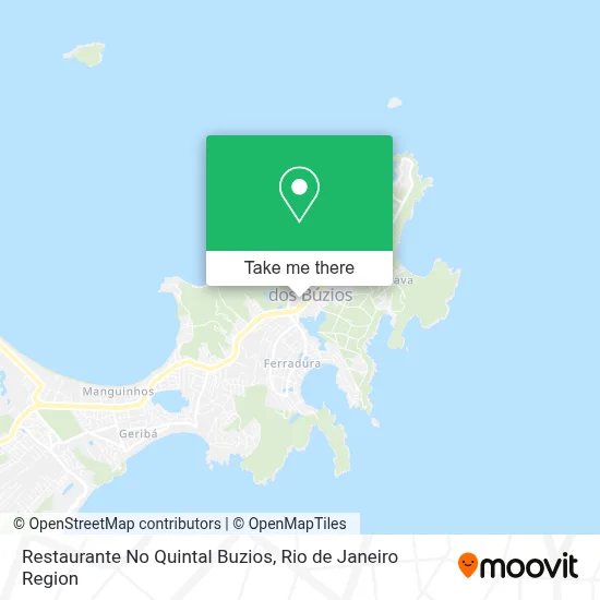 Restaurante No Quintal Buzios map