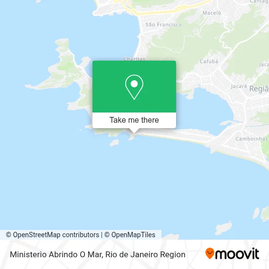 Ministerio Abrindo O Mar map