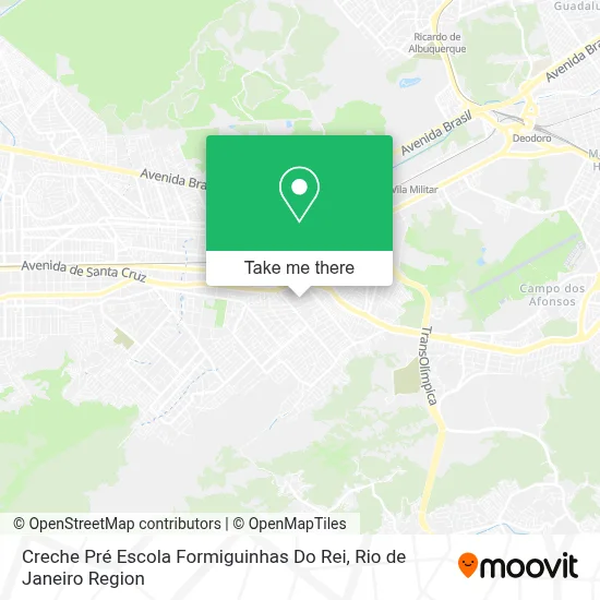 Creche Pré Escola Formiguinhas Do Rei map