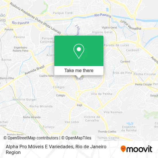 Alpha Pro Móveis E Variedades map