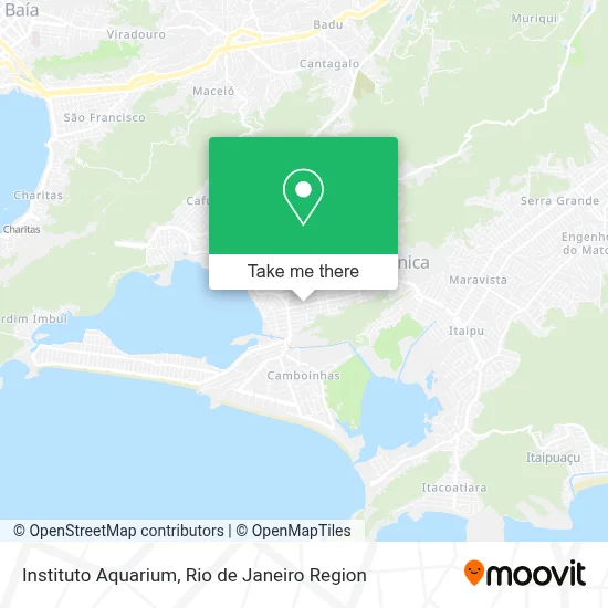 Instituto Aquarium map