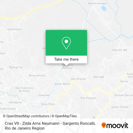 Cras VII - Zilda Arns Neumann - Sargento Roncalli map