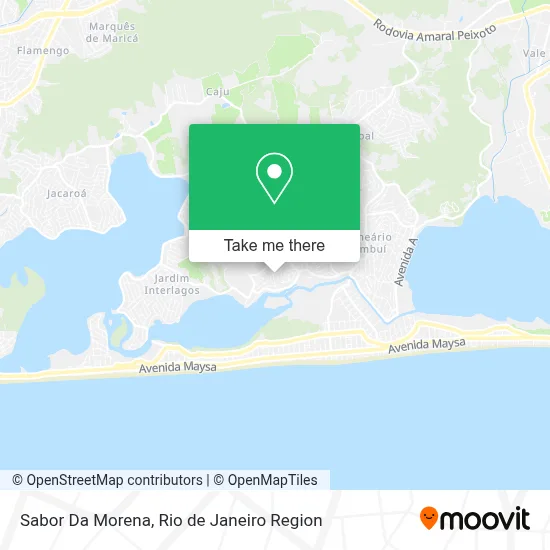 Sabor Da Morena map