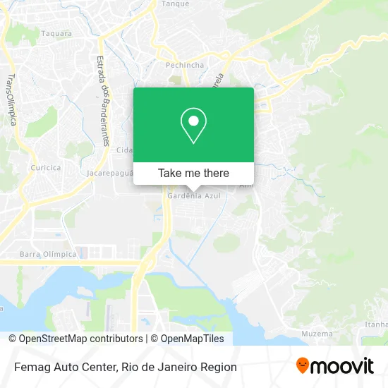 Femag Auto Center map