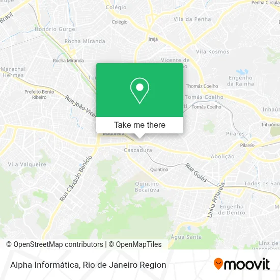 Alpha Informática map